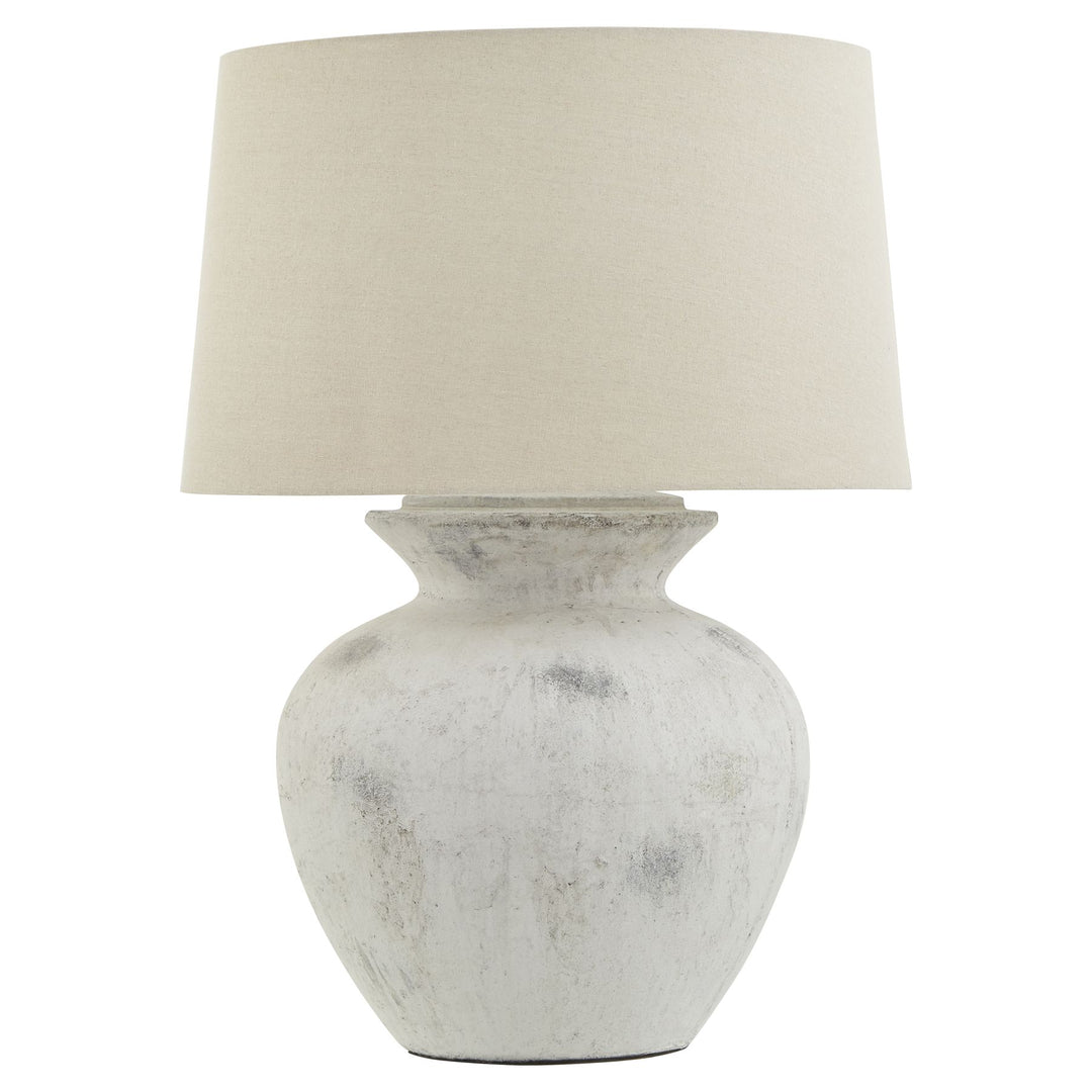 Whitewash Aged Stone Lamp – Dot and Blush