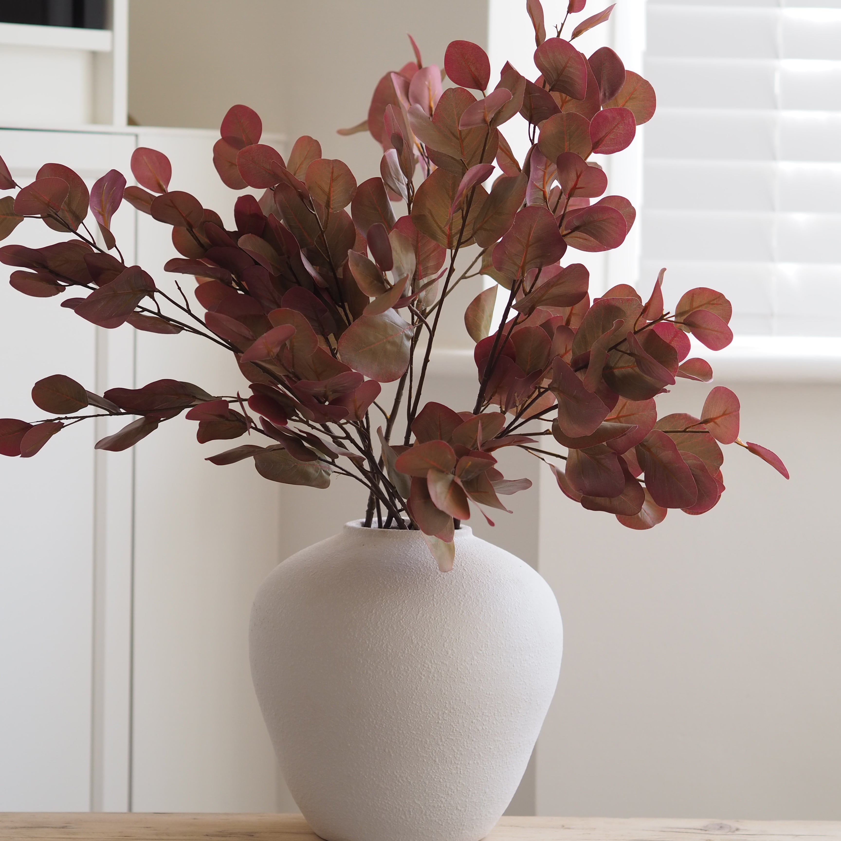 Blush eucalyptus stem
