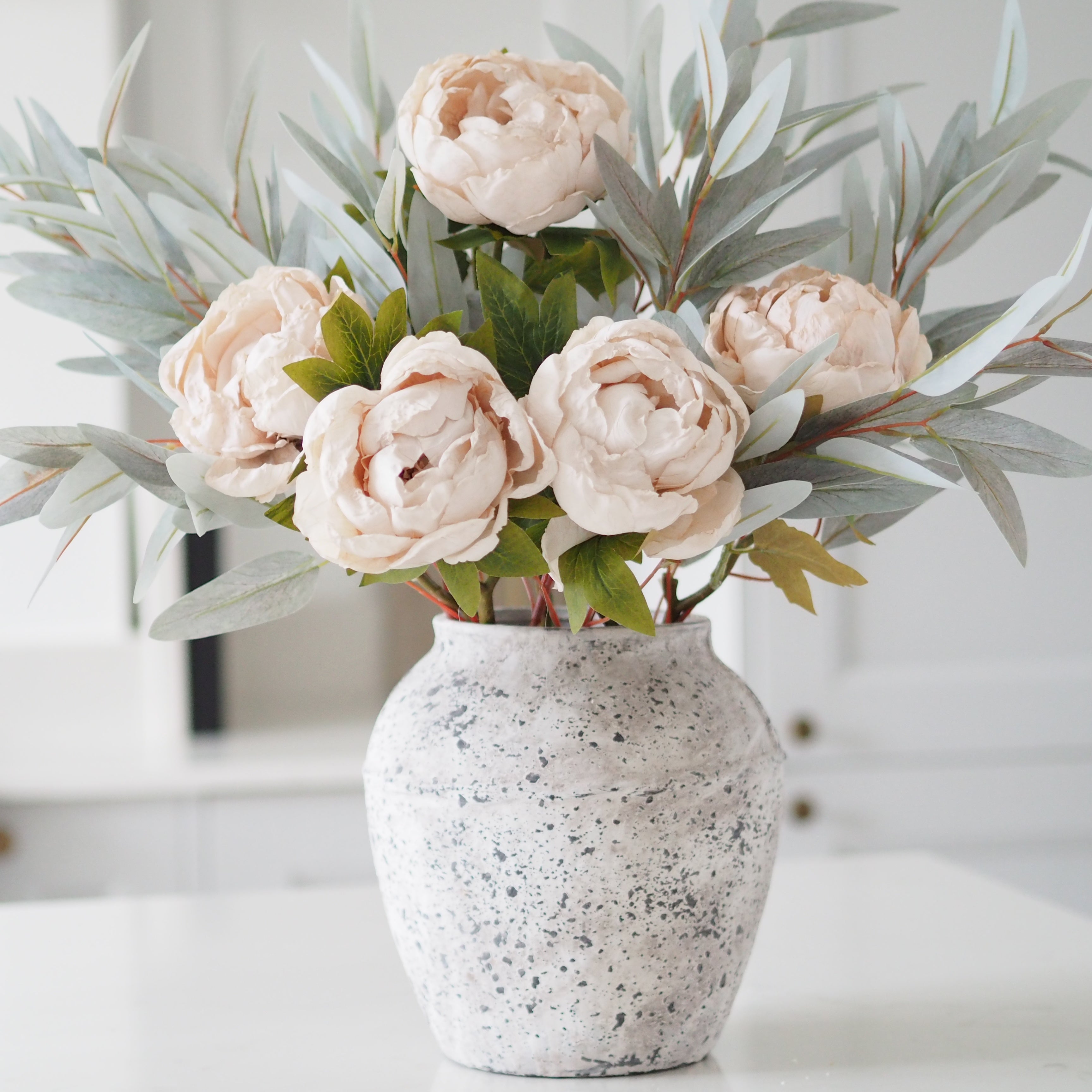 Peony on sale faux flowers