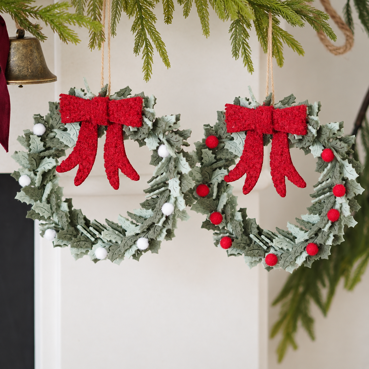 Christmas wreath decorations